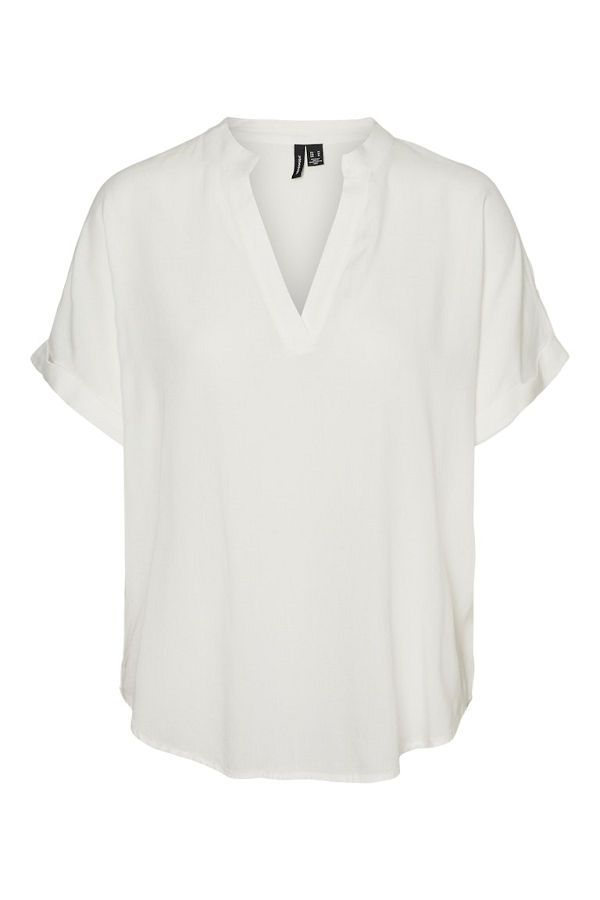VMBEAUTY SS TOP WVN GA NOOS - ΛΕΥΚΟ