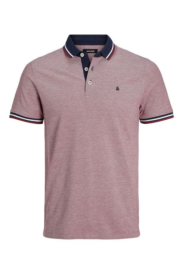 JJEPAULOS POLO SS NOOS - ΚΟΚΚΙΝΟ