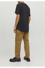 JJENOA POCKET TEE SS CREW NECK NOOS - ΜΑΥΡΟ