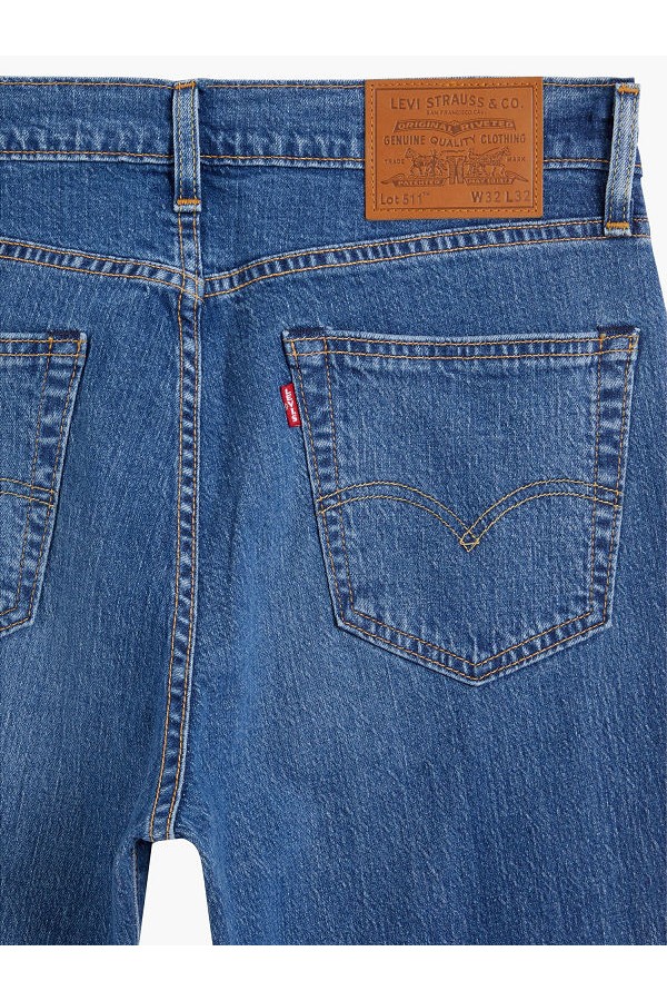 LEVIS SLIM DENIM PANTS - ΜΠΛΕ