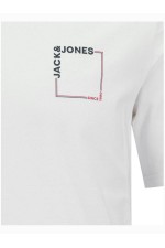 JJVERNER TEE SS CREW NECK - ΛΕΥΚΟ