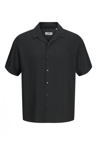 JREBWATER RESORT SHIRT SS - ΜΑΥΡΟ