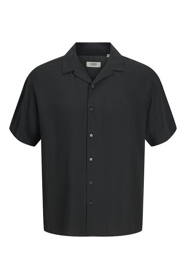 JREBWATER RESORT SHIRT SS - ΜΑΥΡΟ