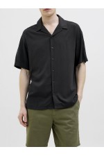 JREBWATER RESORT SHIRT SS - ΜΑΥΡΟ