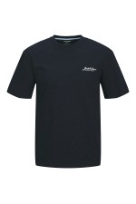 JJBEAU TEE SS FRONTPRINT CREW NECK - ΜΠΛΕ
