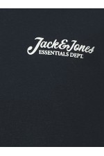 JJBEAU TEE SS FRONTPRINT CREW NECK - ΜΠΛΕ