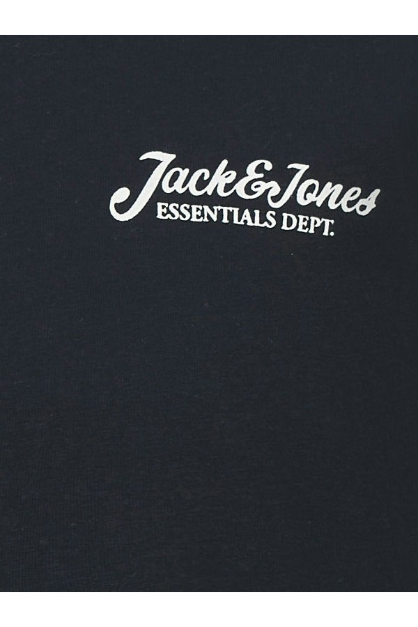 JJBEAU TEE SS FRONTPRINT CREW NECK - ΜΠΛΕ