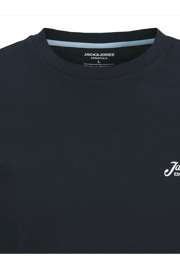 JJBEAU TEE SS FRONTPRINT CREW NECK - ΜΠΛΕ