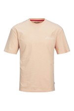JJBEAU TEE SS FRONTPRINT CREW NECK - ΠΟΡΤΟΚΑΛΙ