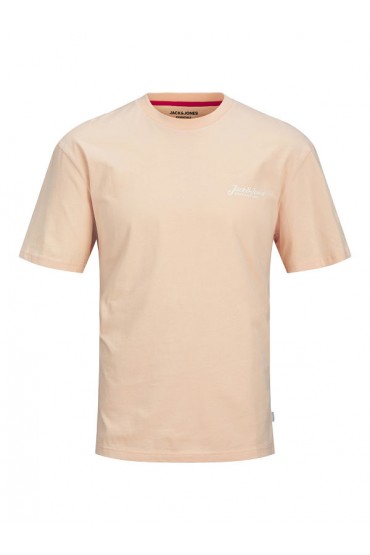 JJBEAU TEE SS FRONTPRINT CREW NECK - ΠΟΡΤΟΚΑΛΙ