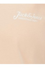 JJBEAU TEE SS FRONTPRINT CREW NECK - ΠΟΡΤΟΚΑΛΙ
