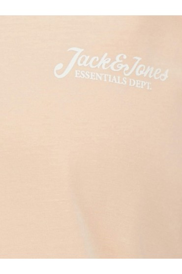 JJBEAU TEE SS FRONTPRINT CREW NECK - ΠΟΡΤΟΚΑΛΙ