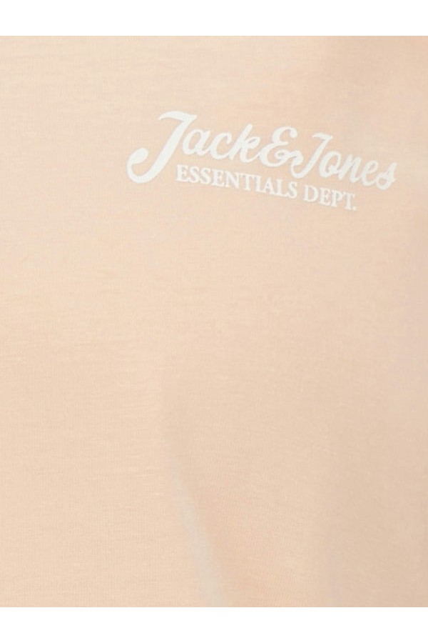 JJBEAU TEE SS FRONTPRINT CREW NECK - ΠΟΡΤΟΚΑΛΙ