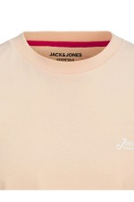 JJBEAU TEE SS FRONTPRINT CREW NECK - ΠΟΡΤΟΚΑΛΙ