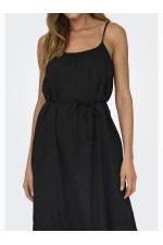 ONLLOU LIFE EMB STRAP ANKEL DRESS PTM - ΜΑΥΡΟ
