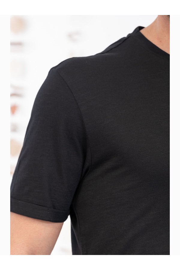 T-SHIRT VITTORIO - ΜΑΥΡΟ