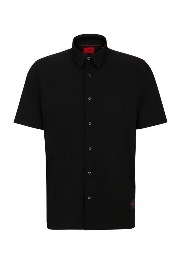 EBOR CASUAL SHIRTS - ΜΑΥΡΟ