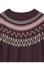 VMMONE LS O-NECK NORDIC PULLOVER LCS - ΜΠΟΡΝΤΩ