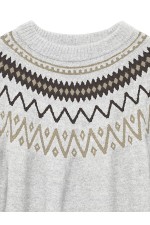 VMMONE LS O-NECK NORDIC PULLOVER LCS - ΓΚΡΙ