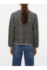 VMFELIZE LS HIGH NECK PULLOVER BOO - ΜΑΥΡΟ