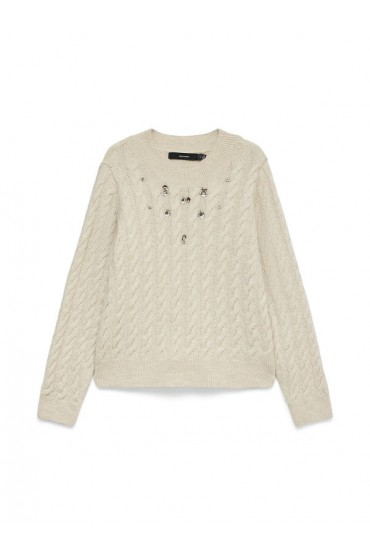 VMDORTHEA LS KNIT PULLOVER EXP - ΜΠΕΖ