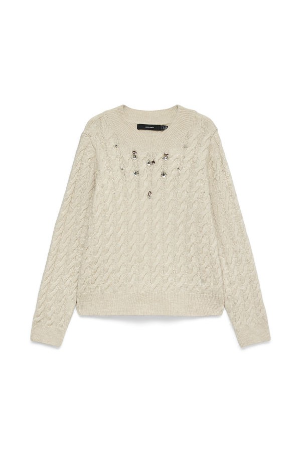 VMDORTHEA LS KNIT PULLOVER EXP - ΜΠΕΖ
