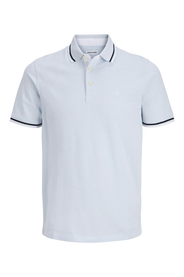 JJEPAULOS POLO SS NOOS - ΜΠΛΕ ΑΝΟΙΧΤΟ