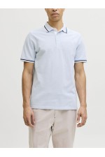 JJEPAULOS POLO SS NOOS - ΜΠΛΕ ΑΝΟΙΧΤΟ