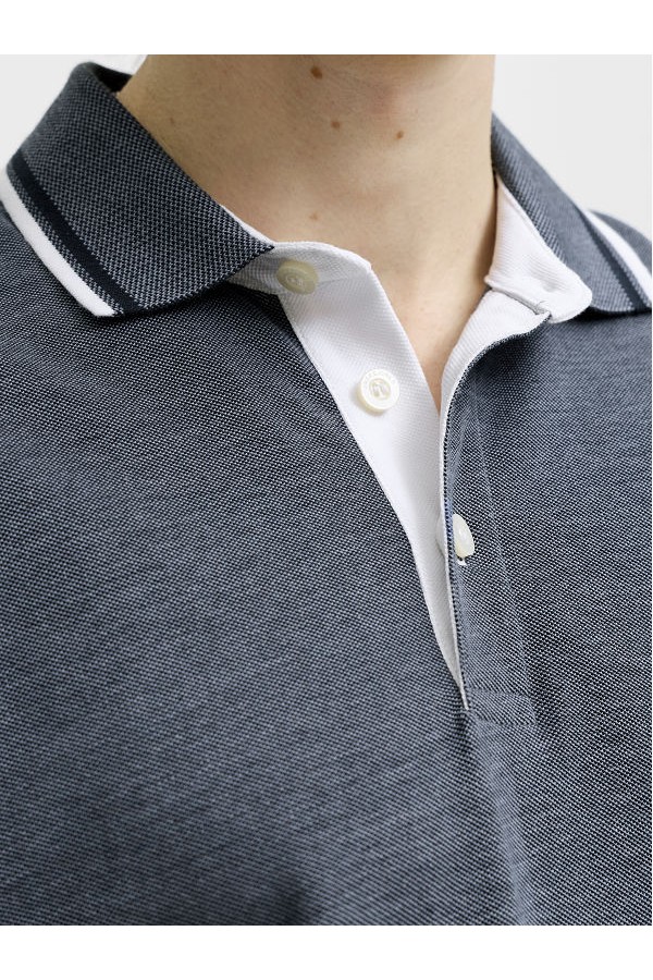 JJEPAULOS POLO SS NOOS - ΜΠΛΕ