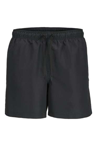 JREBHAWAII SWIM SHORT SOLID - ΜΑΥΡΟ