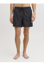JREBHAWAII SWIM SHORT SOLID - ΜΑΥΡΟ