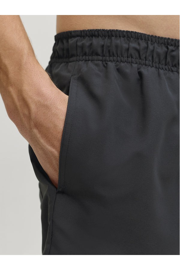 JREBHAWAII SWIM SHORT SOLID - ΜΑΥΡΟ
