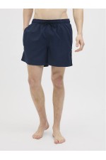 JREBHAWAII SWIM SHORT SOLID - ΜΠΛΕ