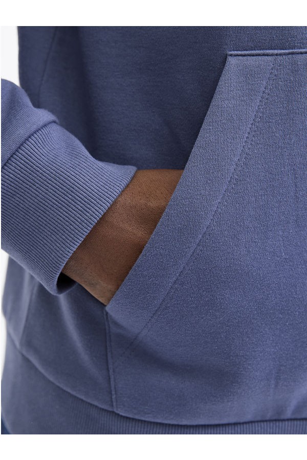 JREBROCK SWEAT HOOD - ΜΠΛΕ