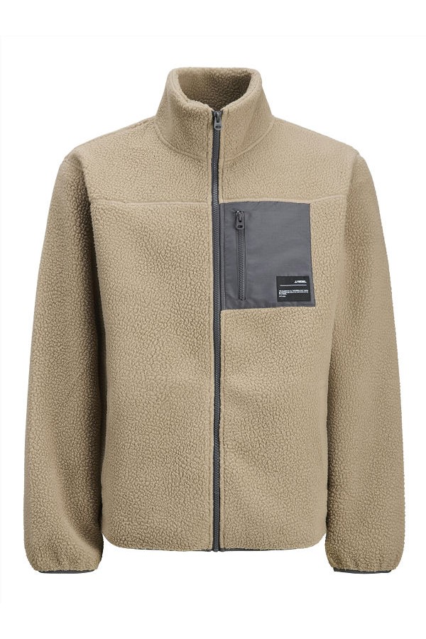 JREBAUSTIN TEDDY JACKET - ΜΠΕΖ