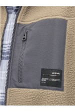 JREBAUSTIN TEDDY JACKET - ΜΠΕΖ