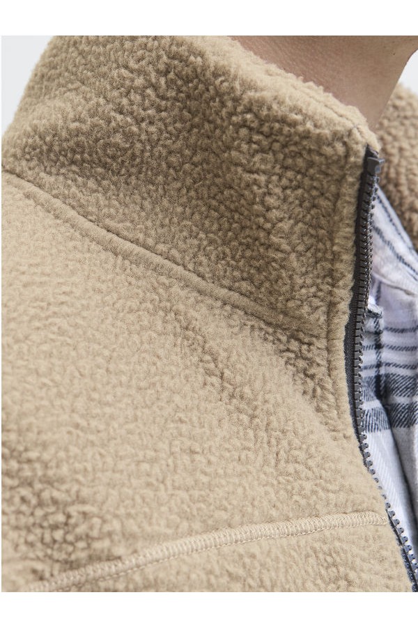 JREBAUSTIN TEDDY JACKET - ΜΠΕΖ