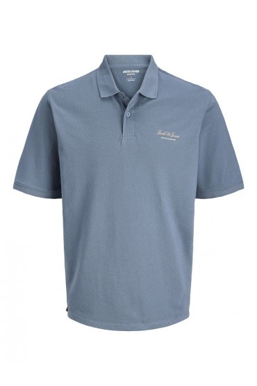 JJEARCHIVE GRAPHIC POLO SS LN - ΜΠΛΕ