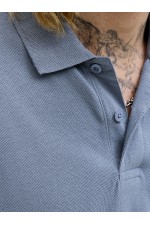 JJEARCHIVE GRAPHIC POLO SS LN - ΜΠΛΕ