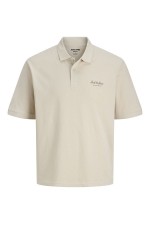 JJEARCHIVE GRAPHIC POLO SS LN - ΜΠΕΖ