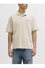 JJEARCHIVE GRAPHIC POLO SS LN - ΜΠΕΖ
