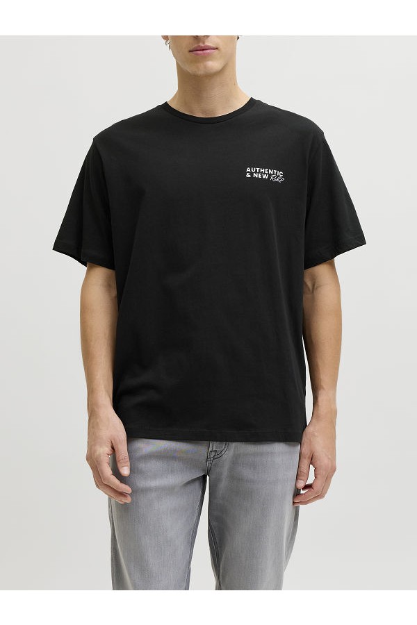JREBHAYDEN SS TEE SN - ΜΑΥΡΟ