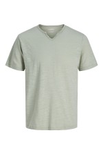 JREBWINDOM SPLIT NECK SS TEE - ΠΡΑΣΙΝΟ