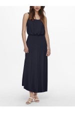 ONLNOVA LIFE VIS STRAP MAXI DRESS WVN - ΜΠΛΕ
