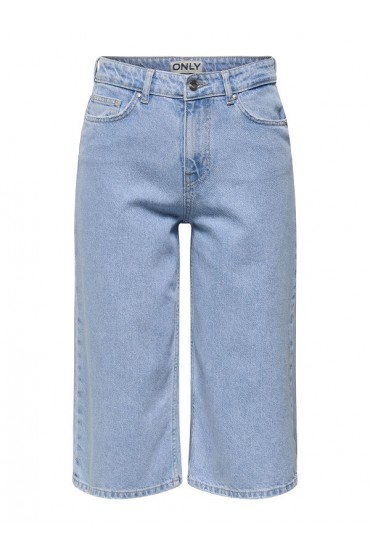 ONLMERLA HW LONG SHORTS DNM AKM MOCH - ΜΠΛΕ ΑΝΟΙΧΤΟ