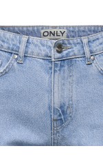 ONLMERLA HW LONG SHORTS DNM AKM MOCH - ΜΠΛΕ ΑΝΟΙΧΤΟ