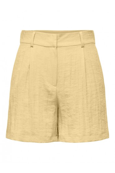 ONLITA HW LINEN LOOK SHORTS TLR - ΚΙΤΡΙΝΟ