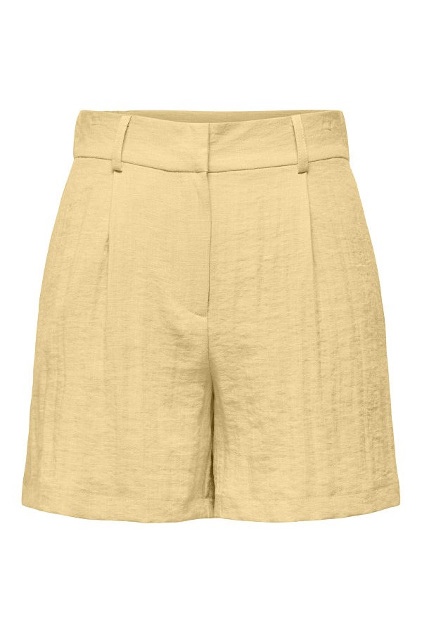 ONLITA HW LINEN LOOK SHORTS TLR - ΚΙΤΡΙΝΟ