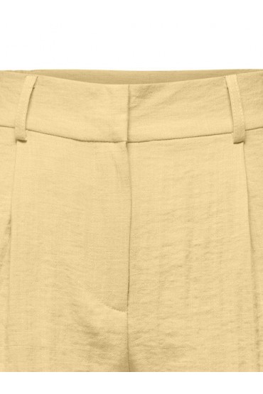 ONLITA HW LINEN LOOK SHORTS TLR - ΚΙΤΡΙΝΟ