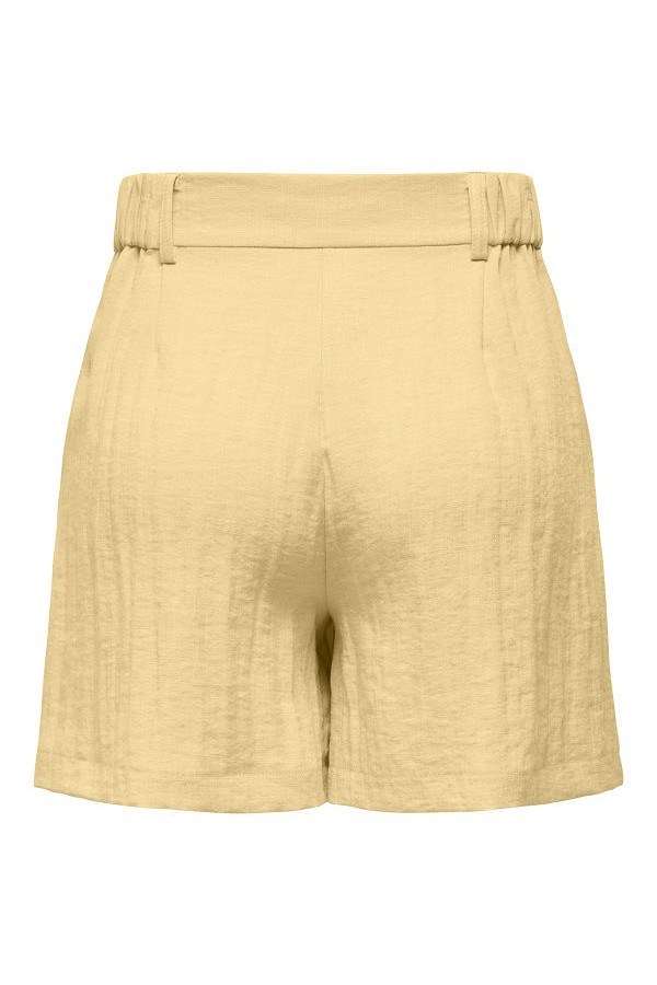 ONLITA HW LINEN LOOK SHORTS TLR - ΚΙΤΡΙΝΟ